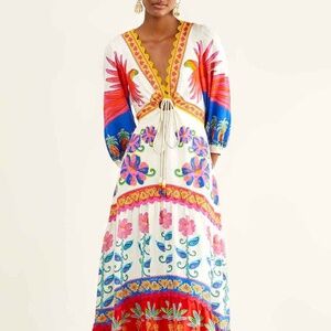 Off-White Vivid Garden Maxi Dress
